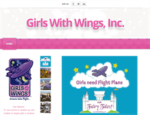 Tablet Screenshot of girlswithwings.org
